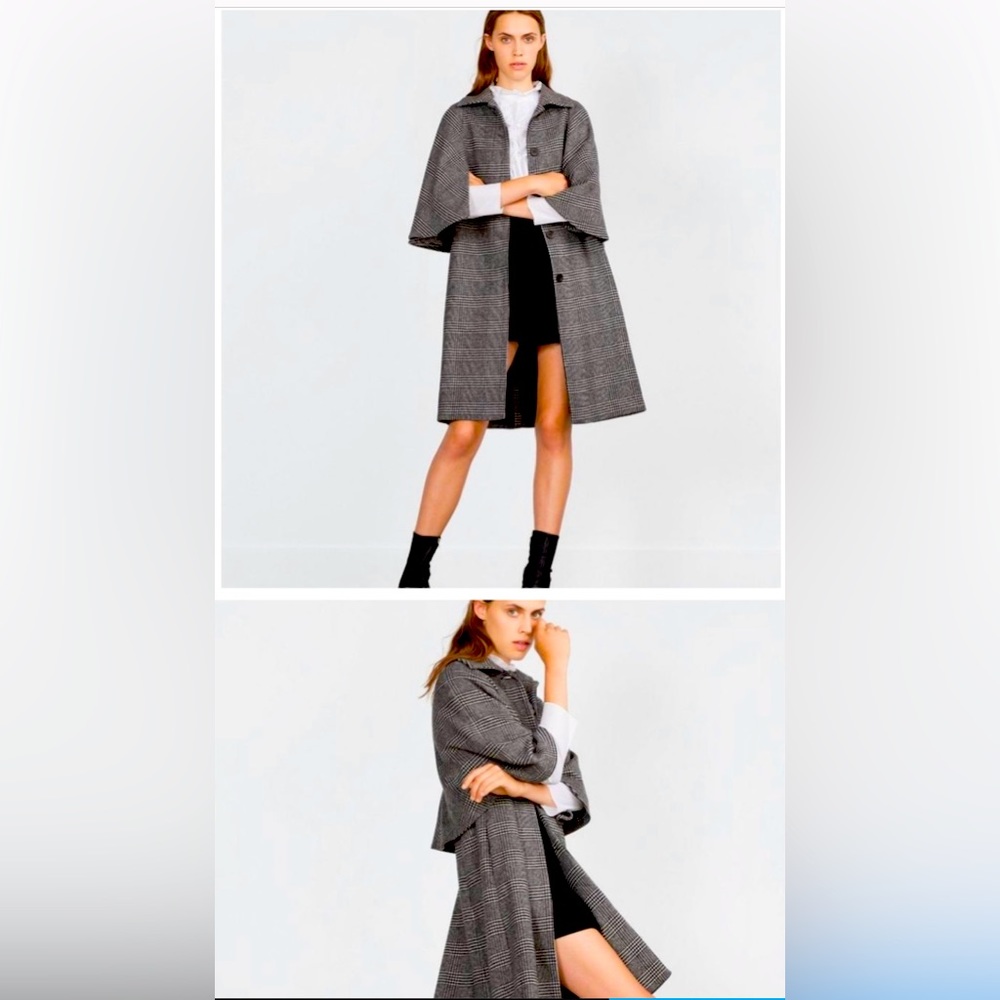 Zara cape coat